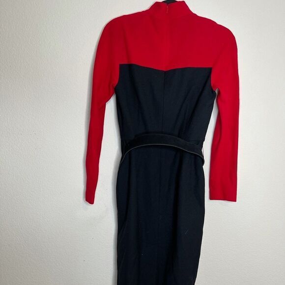 Vintage Bloomingdales wool mock neck dress - Picture 5 of 7